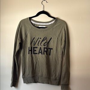 Victoria's Secret Olive Green Sweatshirt